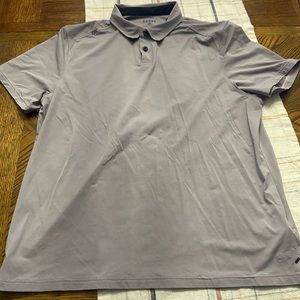 Rhone Polo Shirt Mens XL Purple Performance Stretch Golf Lightweight Commuter